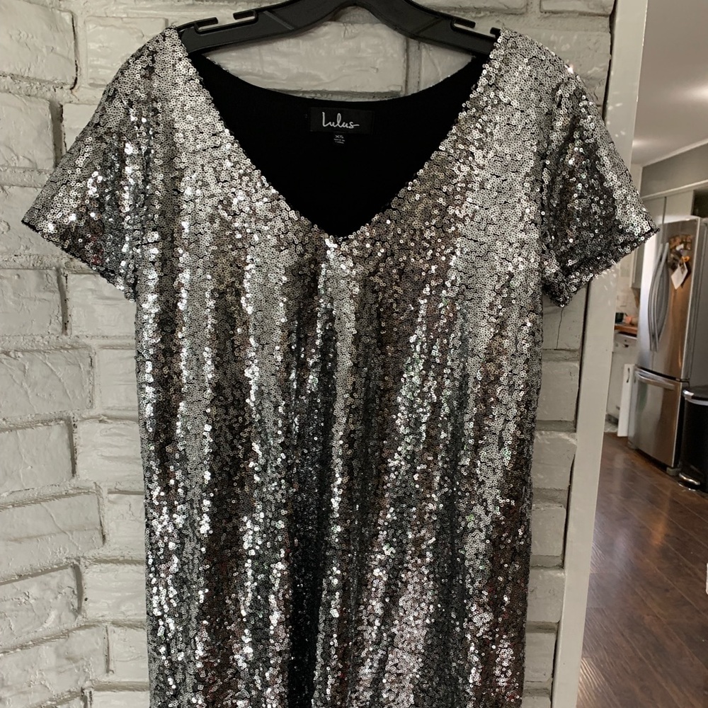 Sequin mini dress